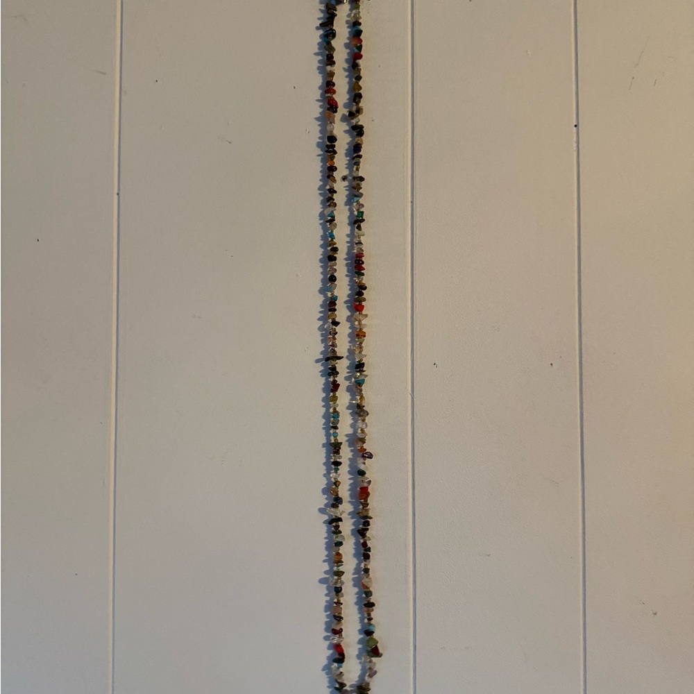 Multicolor Gemstone Necklace - image 2